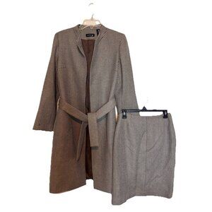 Vintage Valerie Stevens Woolmark 100% Wool Skirt-4 Jacket-8 Suit Set Women’s